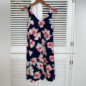 Crave Fame Navy Floral Mini Dress